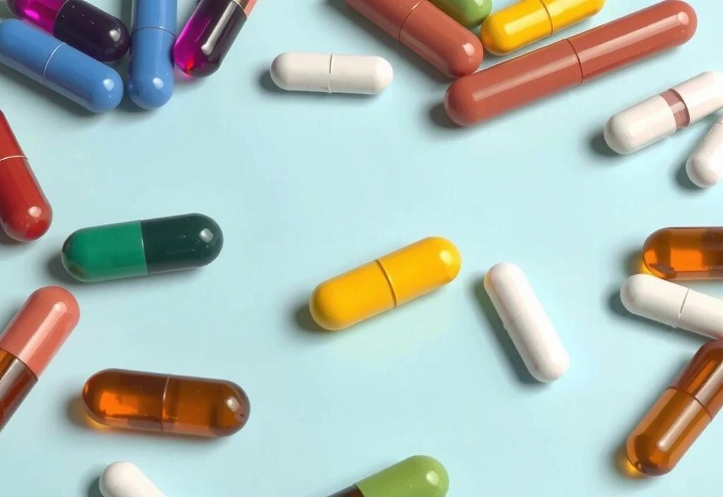 Imagine cu vitamine multicolore